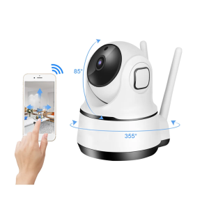 Carecam Pro App (Onvif) two-way audio pan tilt Wi-Fi refurbished camera (without box/stand & adapter)