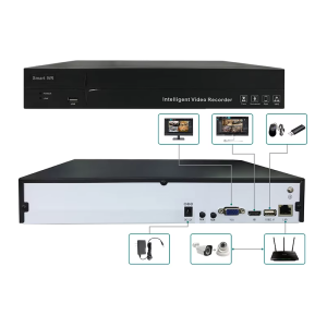 ​​​​​​​36 channel 4K 8 megapixel 2 sata Hdd slot two way audio seeeasy nvr